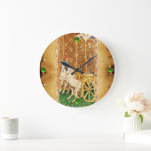 ANTIQUE RENAISSANCE TAROTS 7 /DIE CHARIOT GROßE WANDUHR (Zuhause)