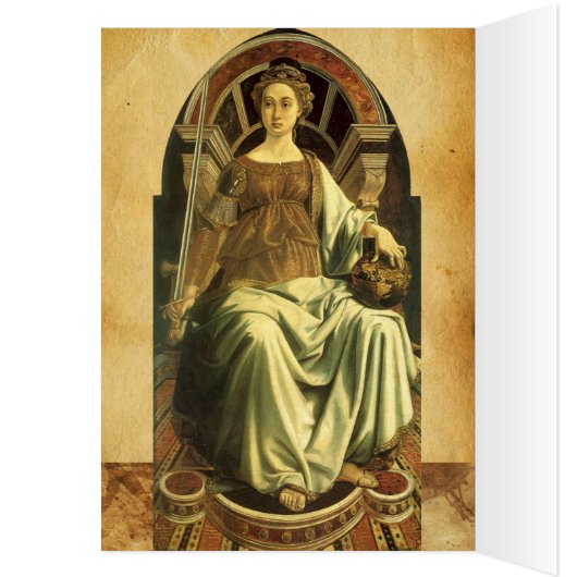 ANTIQUE RENAISSANCE TAROTS 8 / JUSTIZ (Innen (Links))