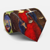 ANTIQUE RENAISSANCE TAROTS 8/ JUSTIZ KRAWATTE (Gerollt)