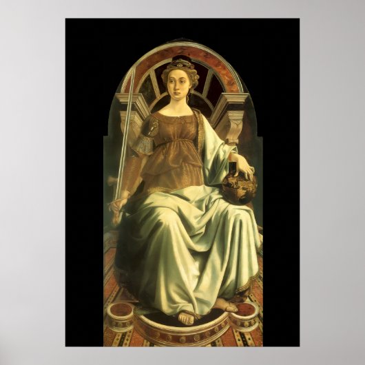 ANTIQUE RENAISSANCE TAROTS 8 / JUSTIZ POSTER (Vorne)