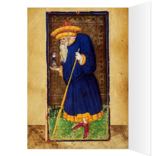 ANTIQUE RENAISSANCE TAROTS 9 / DIE HERMIT (Innen (Links))