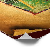 ANTIQUE RENAISSANCE TAROTS 9 / DIE HERMIT POSTER (Ecke)