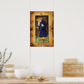 ANTIQUE RENAISSANCE TAROTS 9 / DIE HERMIT POSTER (Küche)