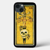 ANTIQUE RENAISSANCE TAROTS / ACE-SCHWERTER Case-Mate iPhone HÜLLE (Rückseite)