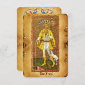 ANTIQUE RENAISSANCE TAROTS / DAS FOOL ANKÜNDIGUNG (Vorne/Hinten)