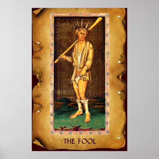 ANTIQUE RENAISSANCE TAROTS / DAS FOOL POSTER (Vorne)