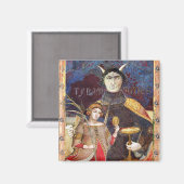 ANTIQUE RENAISSANCE TAROTS / DEVIER-Konzeptdetails Magnet (Vorderseite/Rückseite)