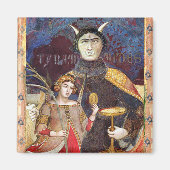 ANTIQUE RENAISSANCE TAROTS / DEVIER-Konzeptdetails Magnet (Vorne)