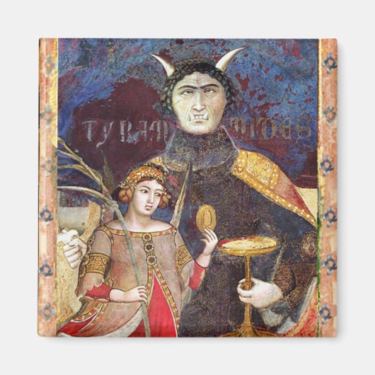 ANTIQUE RENAISSANCE TAROTS / DEVIER-Konzeptdetails Magnet (Vorne)