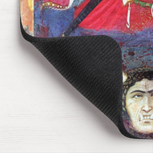 ANTIQUE RENAISSANCE TAROTS /DEVIL-Priesterdetails Mousepad (Ecke)