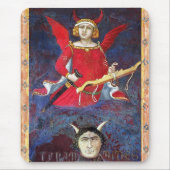 ANTIQUE RENAISSANCE TAROTS /DEVIL-Priesterdetails Mousepad (Vorne)