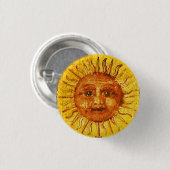 ANTIQUE RENAISSANCE TAROTS / DIE SONNE BUTTON (Vorne & Hinten)