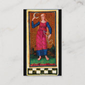 ANTIQUE RENAISSANCE TAROTS / DIE SONNE UND DER MON VISITENKARTE (Rückseite)