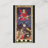 ANTIQUE RENAISSANCE TAROTS / DIE SONNE UND DIE LIE VISITENKARTE (Rückseite)