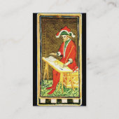 ANTIQUE RENAISSANCE TAROTS / DIE SONNE UND MAGICiA Visitenkarte (Rückseite)