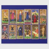 ANTIQUE RENAISSANCE TAROTS GESCHENKPAPIER (Flach)