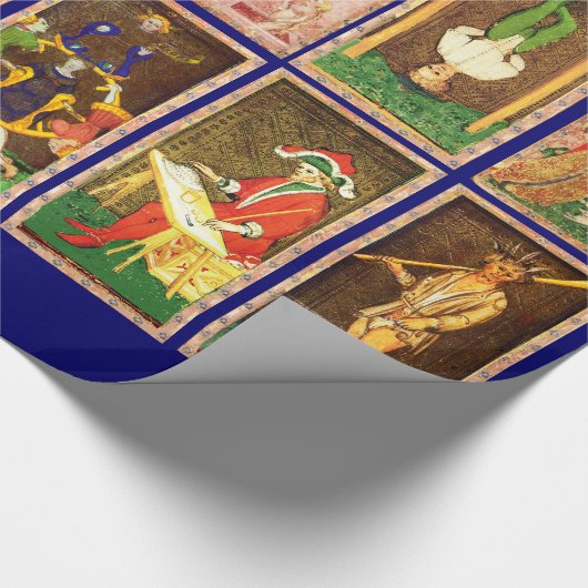 ANTIQUE RENAISSANCE TAROTS GESCHENKPAPIER (Ecke)