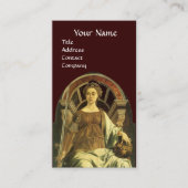 ANTIQUE RENAISSANCE TAROTS / JUSTIZ VISITENKARTE (Vorderseite)