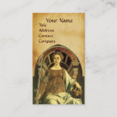 ANTIQUE RENAISSANCE TAROTS JUSTIZPARCHIERUNG VISITENKARTE (Vorderseite)
