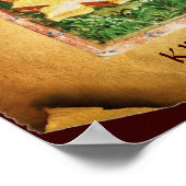 ANTIQUE RENAISSANCE TAROTS / KÖNIG VON SCHWERTERN POSTER (Ecke)