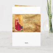 ANTIQUE RENAISSANCE TAROTS KÜPPENQUEEN Valentin Feiertagskarte (Rückseite)