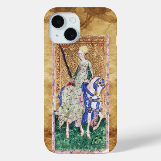 ANTIQUE RENAISSANCE TAROTS / LADY OF SCHWERTER Case-Mate iPhone HÜLLE (Rückseite)