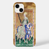 ANTIQUE RENAISSANCE TAROTS / LADY OF SCHWERTER Case-Mate iPhone HÜLLE (Rückseite)