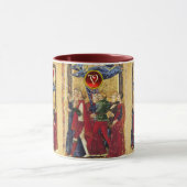 ANTIQUE RENAISSANCE TAROTS , LIEBE GEM MONOGRAM TASSE (Zentrum)