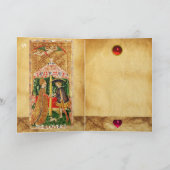 ANTIQUE RENAISSANCE TAROTS/LOVERS Valentinstag Feiertagskarte (Innenseite)