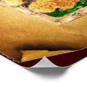 ANTIQUE RENAISSANCE-TAROTS / MAID DER MÜNZEN POSTER (Ecke)