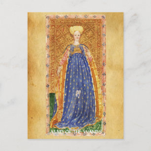 ANTIQUE RENAISSANCE TAROTS / MAID DER WÄNDE POSTKARTE