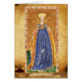 ANTIQUE RENAISSANCE TAROTS / MAID OF WANDS (Vorne)