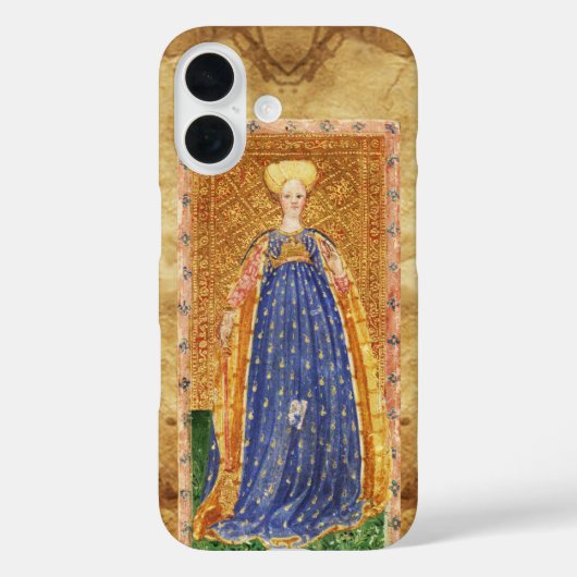 ANTIQUE RENAISSANCE TAROTS / MAID OF WANDS Case-Mate iPhone HÜLLE (Rückseite)