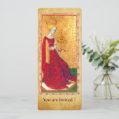 ANTIQUE RENAISSANCE TAROTS QUEEN DES CUPS-Programm Programm (Stehend Vorderseite)