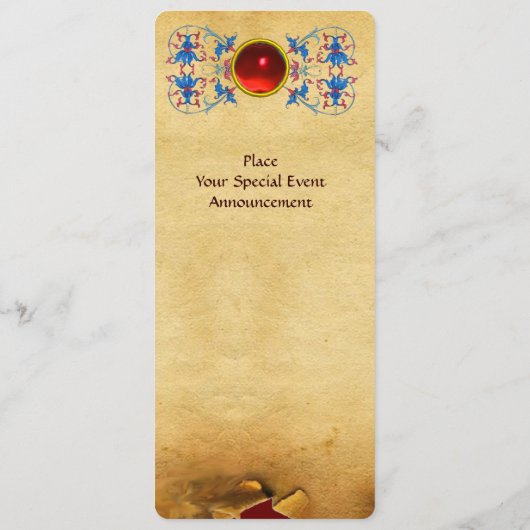 ANTIQUE RENAISSANCE TAROTS QUEEN DES CUPS-Programm Programm (Rückseite)