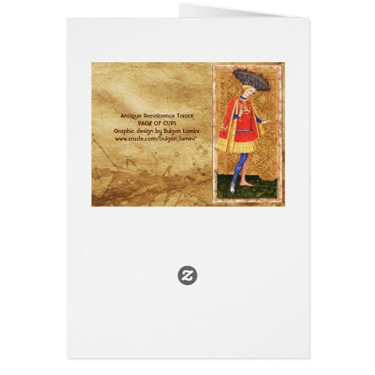 ANTIQUE RENAISSANCE TAROTS / SEITE DER KÜHLEN (Hinten)