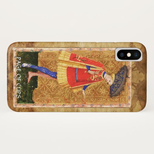 ANTIQUE RENAISSANCE TAROTS / SEITE DER KÜHLEN Case-Mate iPhone HÜLLE (Rückseite (Horizontal))