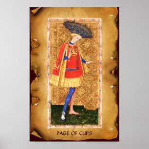 ANTIQUE RENAISSANCE TAROTS / SEITE DER KÜHLEN POSTER