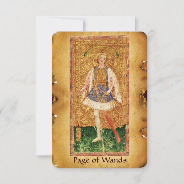 ANTIQUE RENAISSANCE TAROTS / SEITE DER WANDS (Vorderseite)