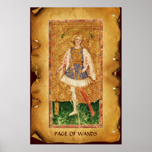 ANTIQUE RENAISSANCE TAROTS / SEITE DER WANDS POSTER
