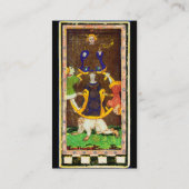 ANTIQUE RENAISSANCE TAROTS/ SONNE & RÄDER VON FORT VISITENKARTE (Rückseite)