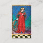 ANTIQUE RENAISSANCE TAROTS/ SONNE & RÄDER VON FORT VISITENKARTE (Rückseite)