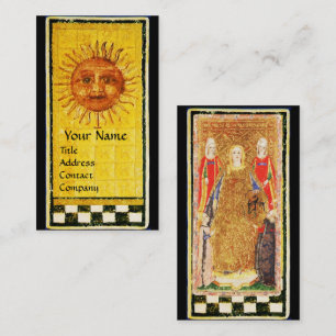 ANTIQUE RENAISSANCE TAROTS/ SONNE UND EMPRESS VISITENKARTE