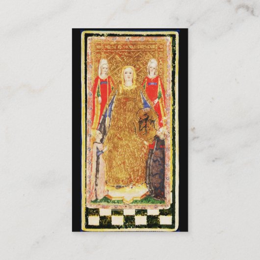 ANTIQUE RENAISSANCE TAROTS/ SONNE UND EMPRESS VISITENKARTE (Rückseite)