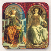 ANTIQUE RENAISSANCE TAROTS / TEMPERANZ - JUSTIZ UNTERSETZER (Vorderseite)