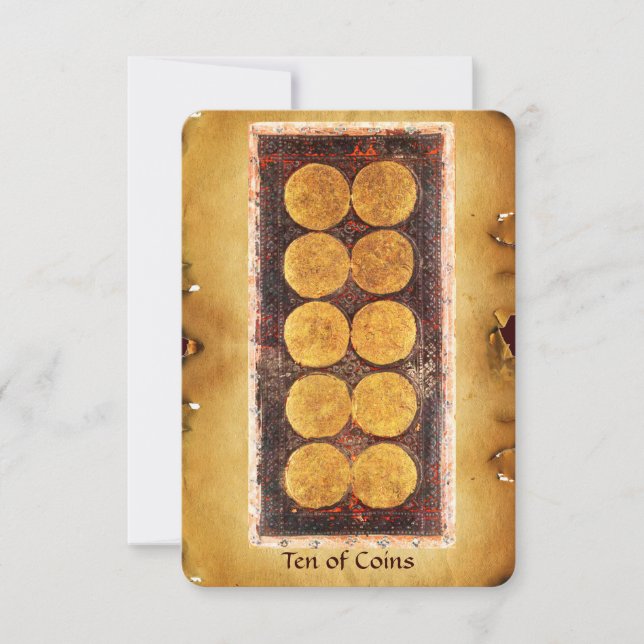 ANTIQUE RENAISSANCE TAROTS / ZEHN MÜNZEN (Vorderseite)
