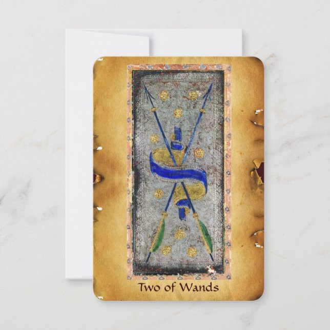 ANTIQUE RENAISSANCE-TAROTS / ZWEI WANDERN (Vorderseite)