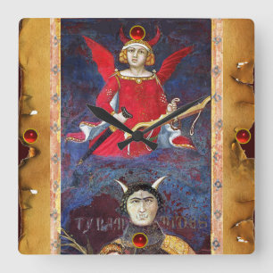 ANTIQUE RENAISSANCE-ZIELE 15 /DAS DEVIL QUADRATISCHE WANDUHR