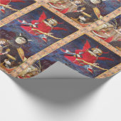 ANTIQUE RENAISSANCE ZOLLT 15 DIE DEVIL GESCHENKPAPIER (Ecke)