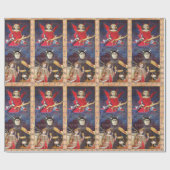 ANTIQUE RENAISSANCE ZOLLT 15 DIE DEVIL GESCHENKPAPIER (Flach)